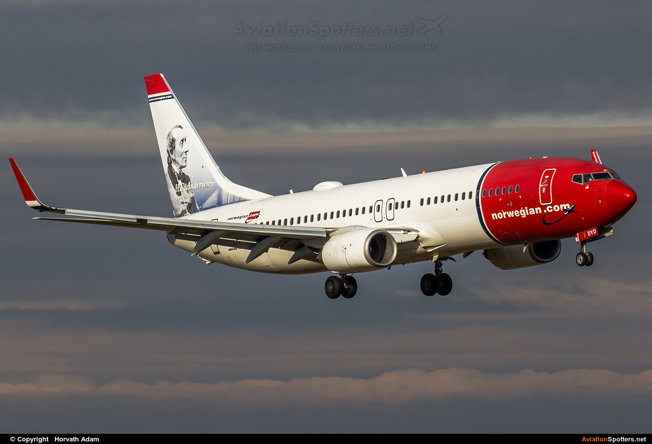 Norwegian Air Shuttle  -  737-800  (LN-DYD) By Horvath Adam (odin7602)