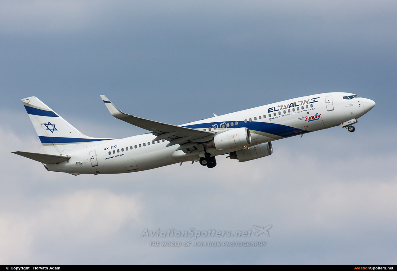 El Al Israel Airlines  -  737-800  (4X-EKI) By Horvath Adam (odin7602)