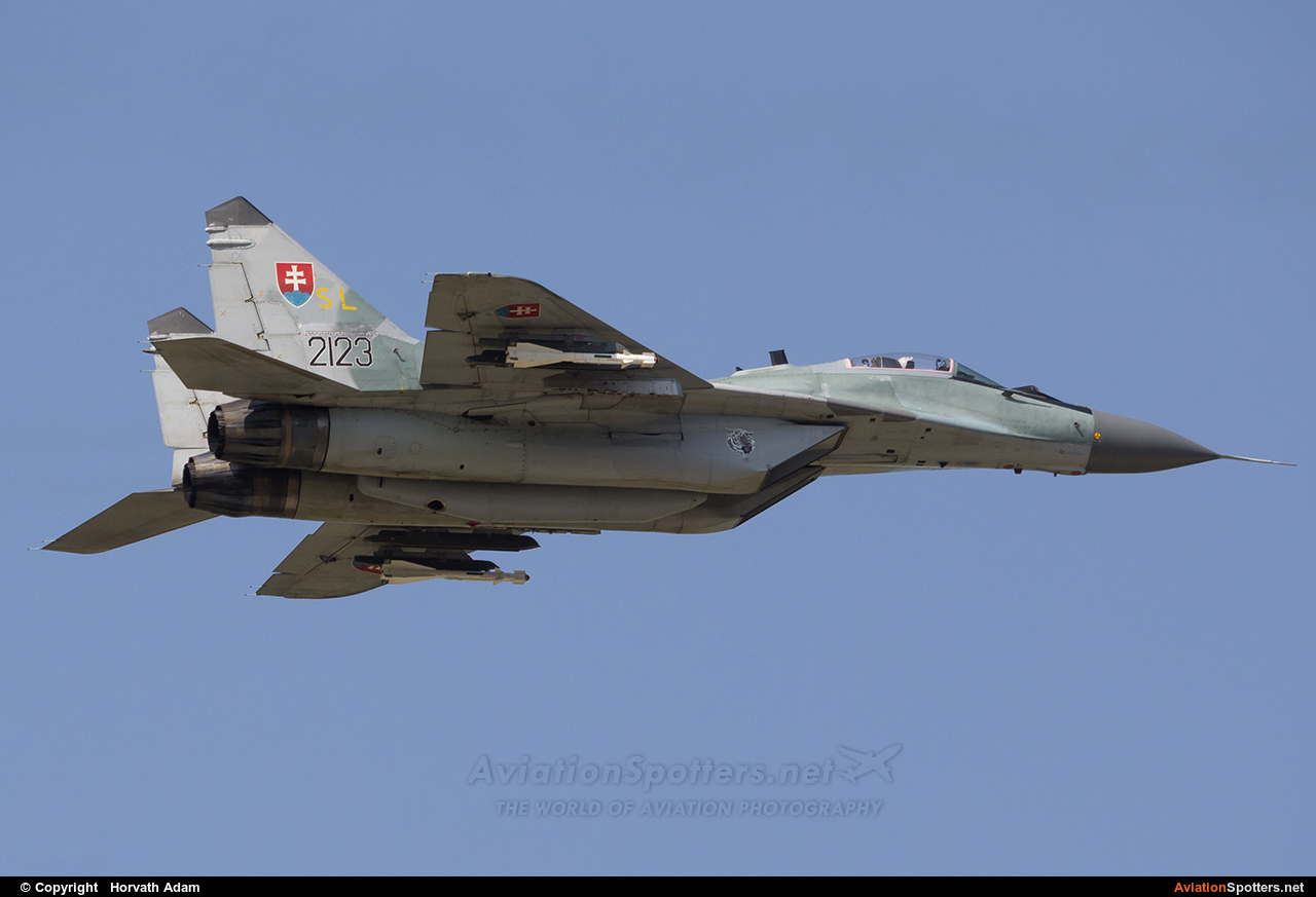 Slovakia - Air Force  -  MiG-29AS  (2123) By Horvath Adam (odin7602)