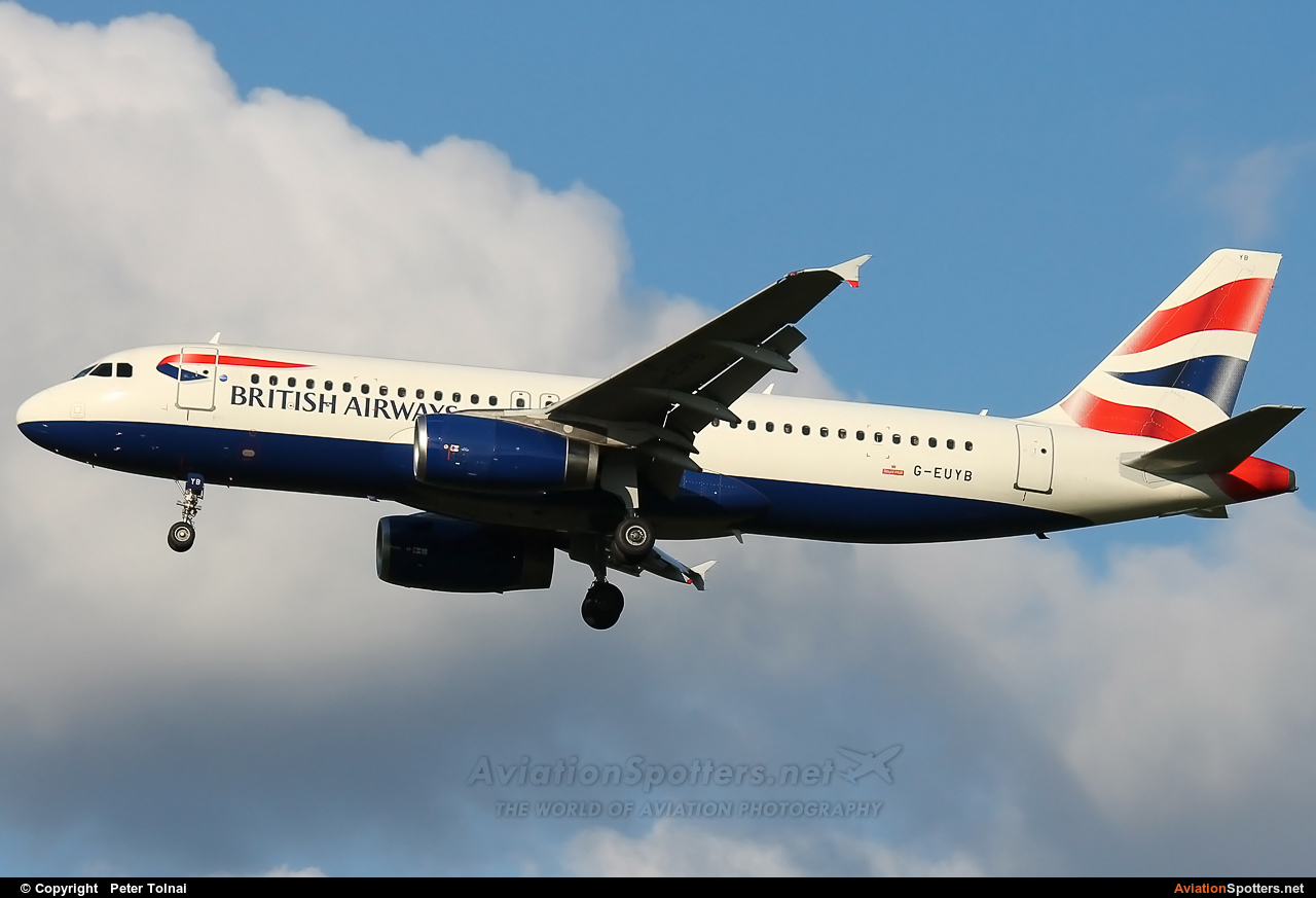 British Airways  -  A320  (G-EUYB) By Peter Tolnai (ptolnai)