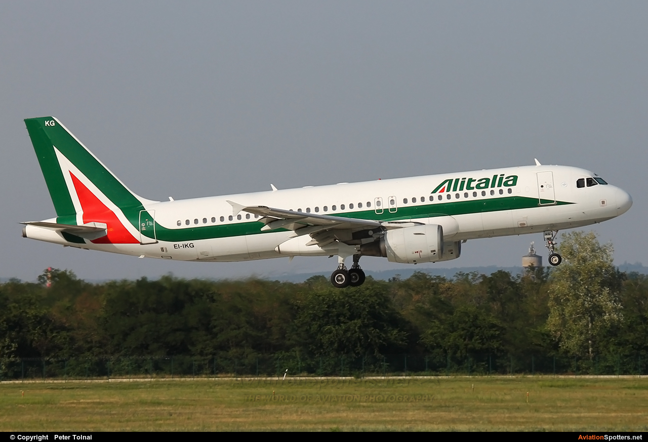 Alitalia  -  A320-214  (EI-IKG) By Peter Tolnai (ptolnai)