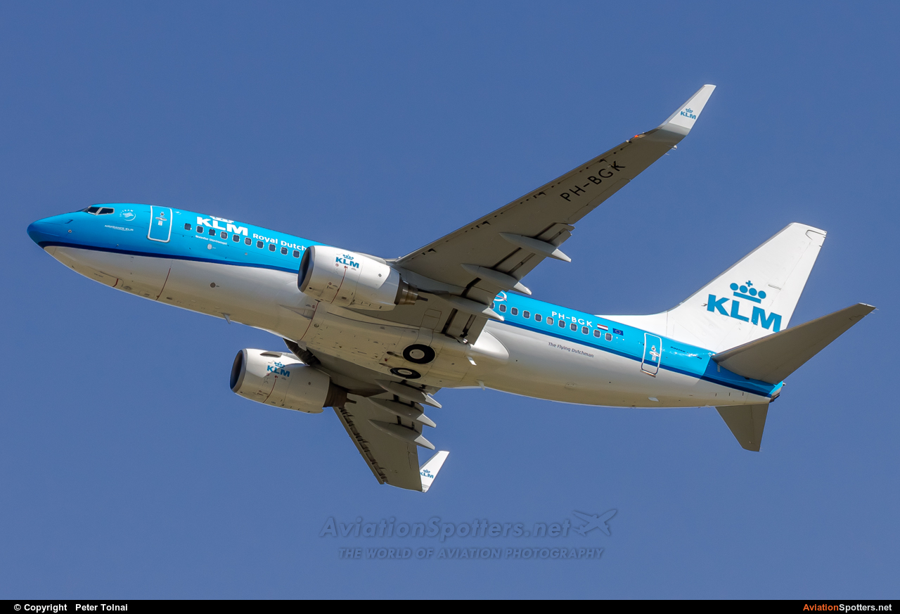 KLM  -  737-700  (PH-BGK) By Peter Tolnai (ptolnai)