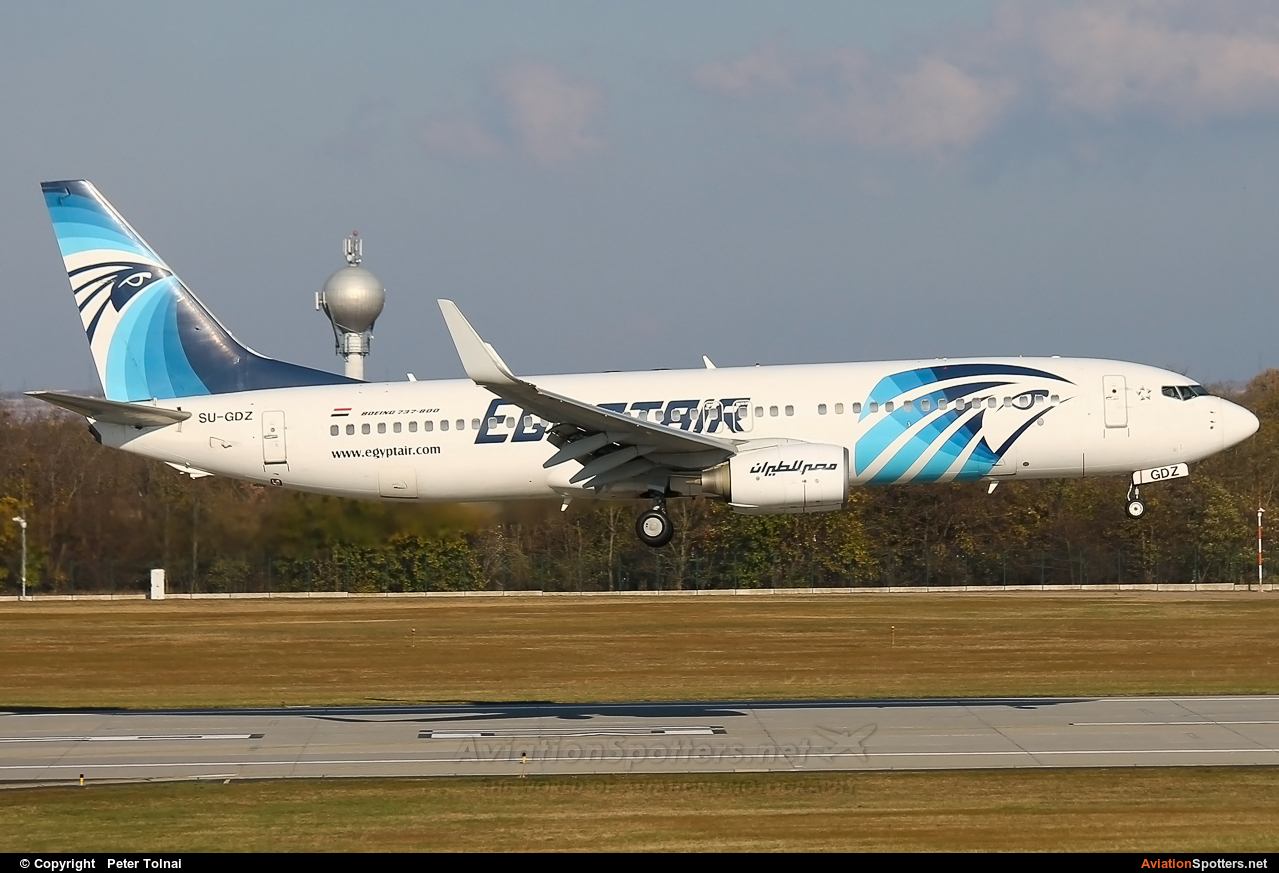 Egyptair  -  737-800  (SU-GDZ) By Peter Tolnai (ptolnai)