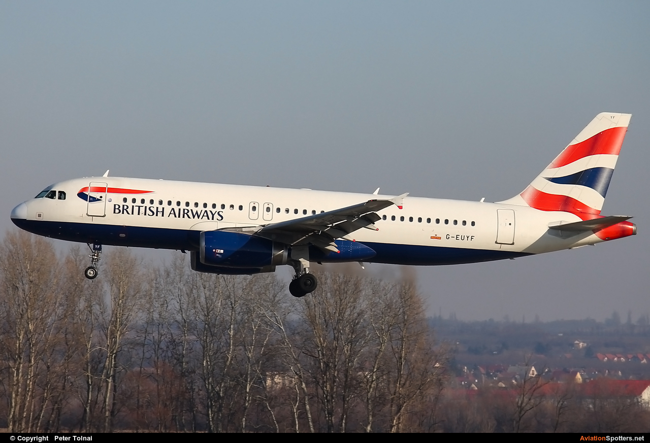 British Airways  -  A320  (G-EUYF) By Peter Tolnai (ptolnai)