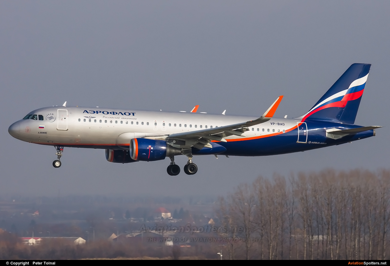 Aeroflot  -  A320-214  (VP-BAD) By Peter Tolnai (ptolnai)
