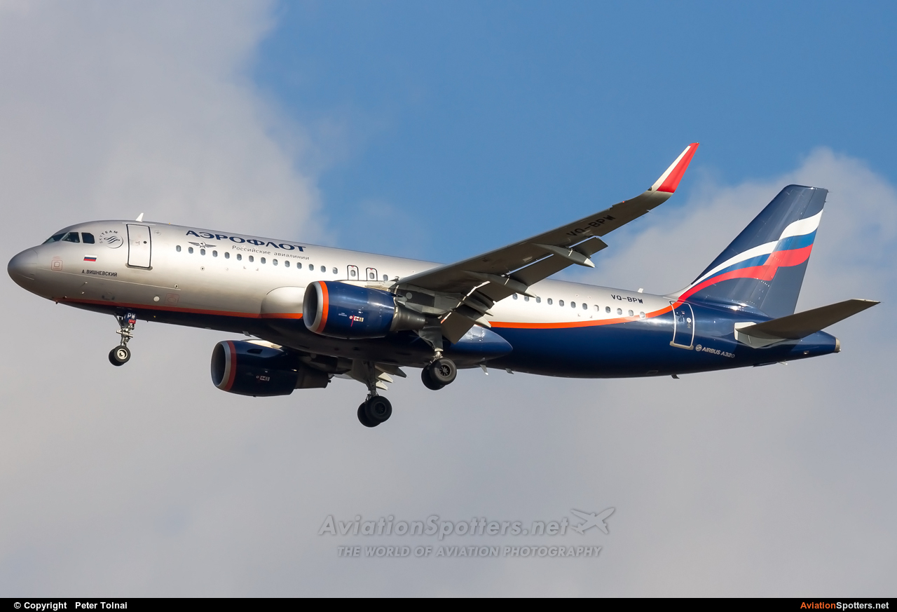 Aeroflot  -  A320-214  (VQ-BPW) By Peter Tolnai (ptolnai)