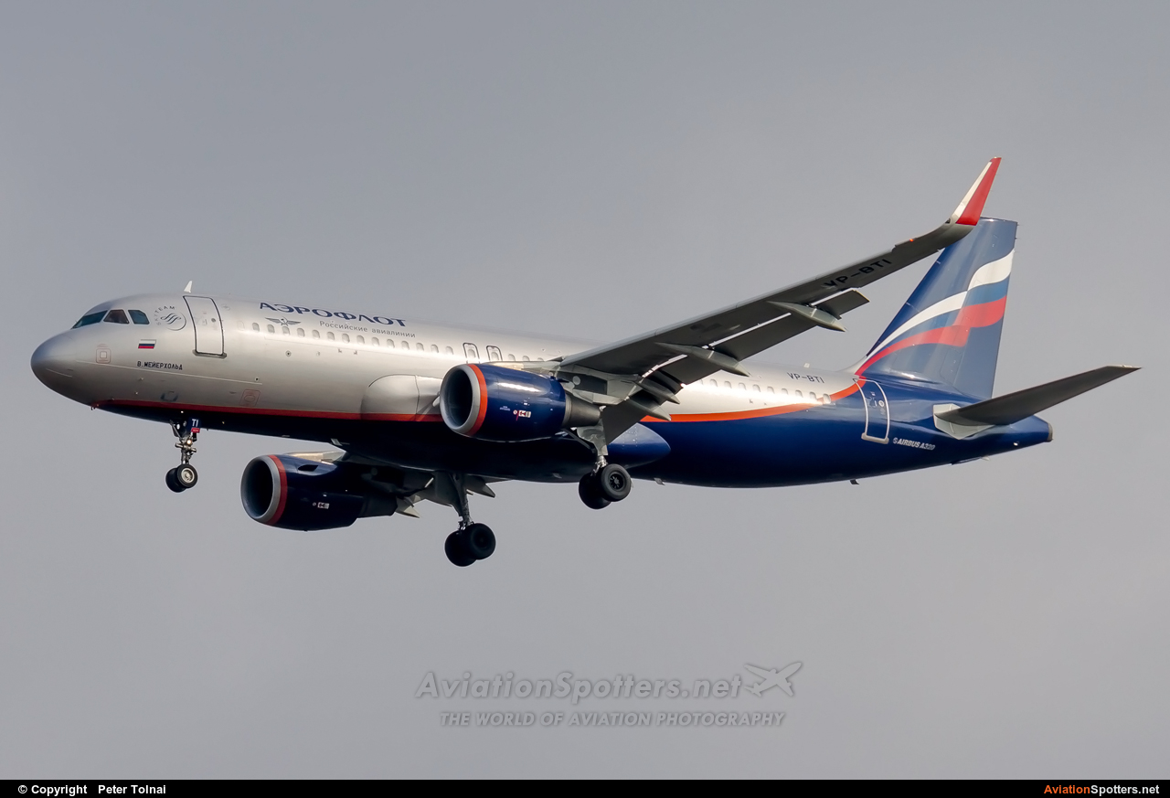 Aeroflot  -  A320  (VP-BTI) By Peter Tolnai (ptolnai)