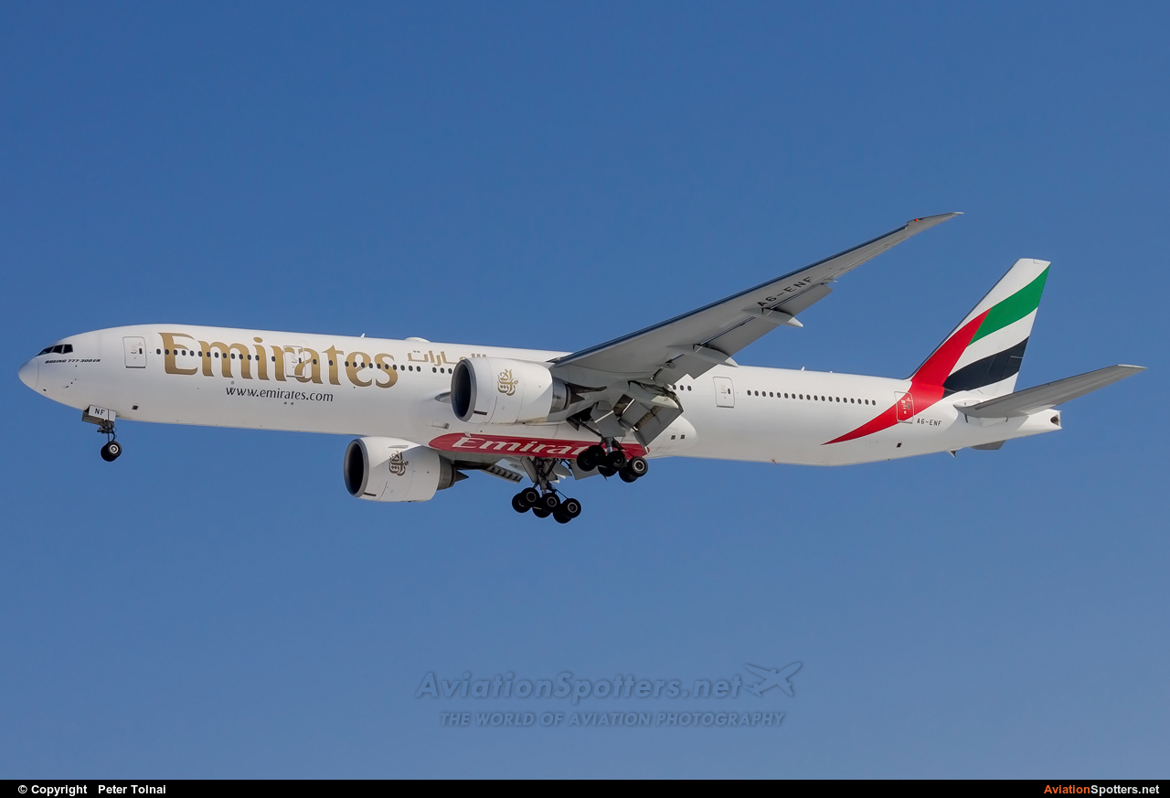 Emirates Airlines  -  777-300ER  (A6-ENF) By Peter Tolnai (ptolnai)