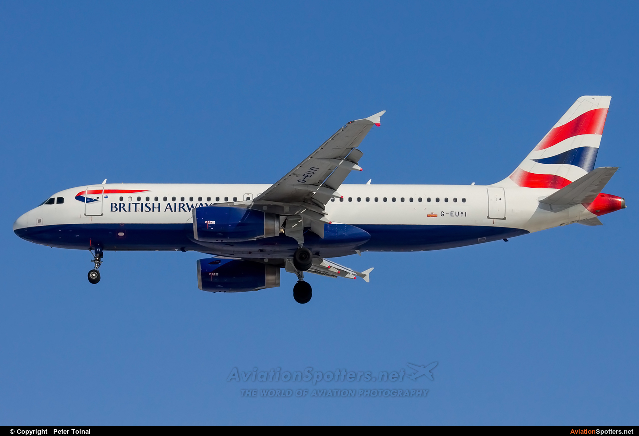 British Airways  -  A320-232  (G-EUYI) By Peter Tolnai (ptolnai)