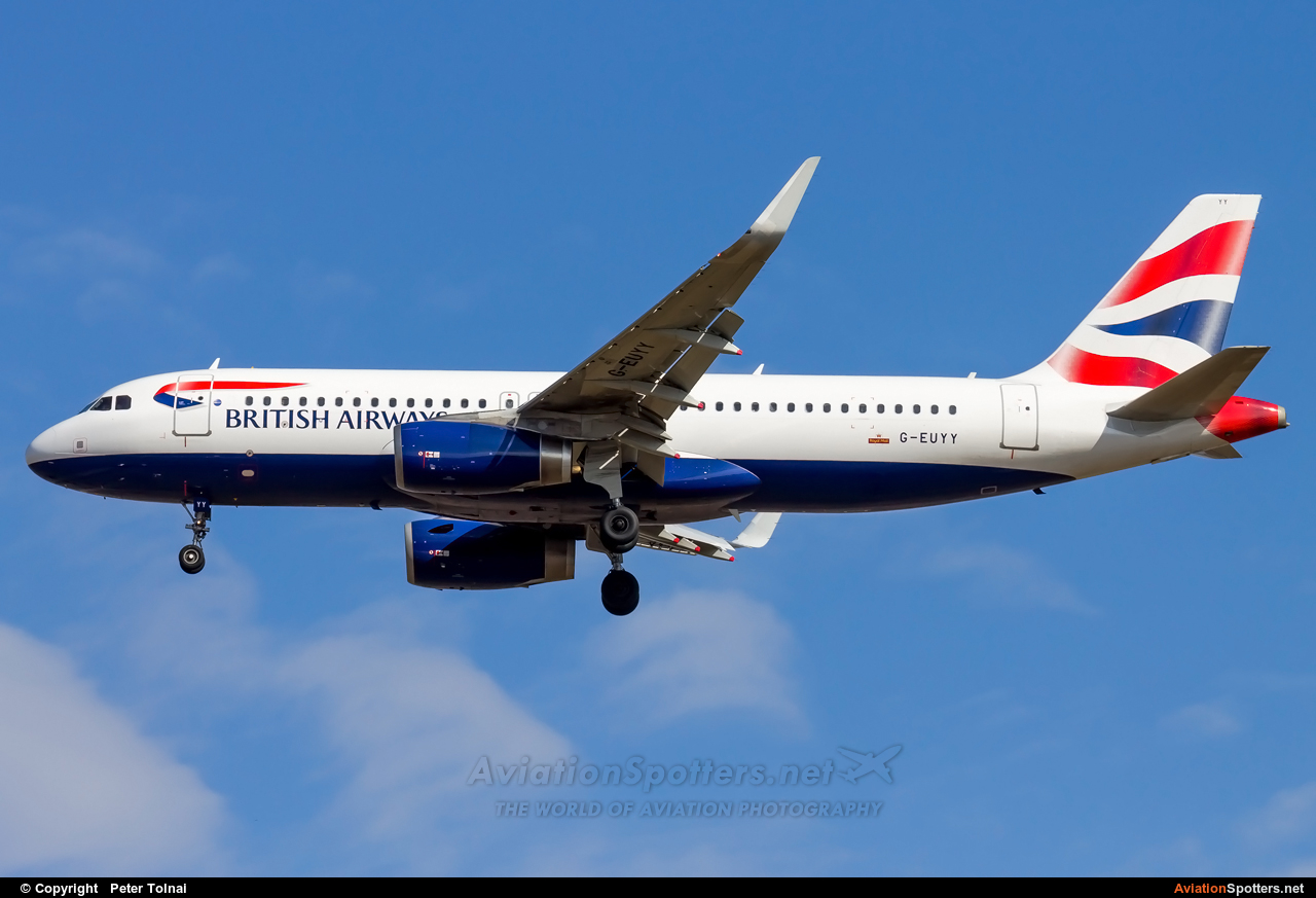 British Airways  -  A320-232  (G-EUYY) By Peter Tolnai (ptolnai)