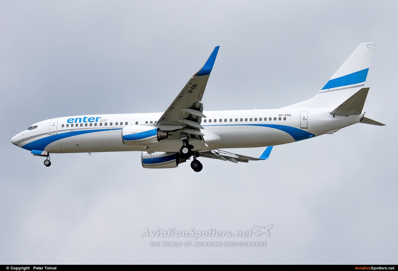 Enter Air  -  737-800  (SP-ENX) By Peter Tolnai (ptolnai)