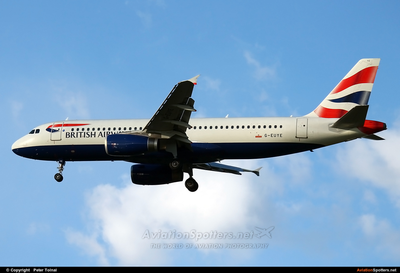 British Airways  -  A320  (G-EUYE) By Peter Tolnai (ptolnai)