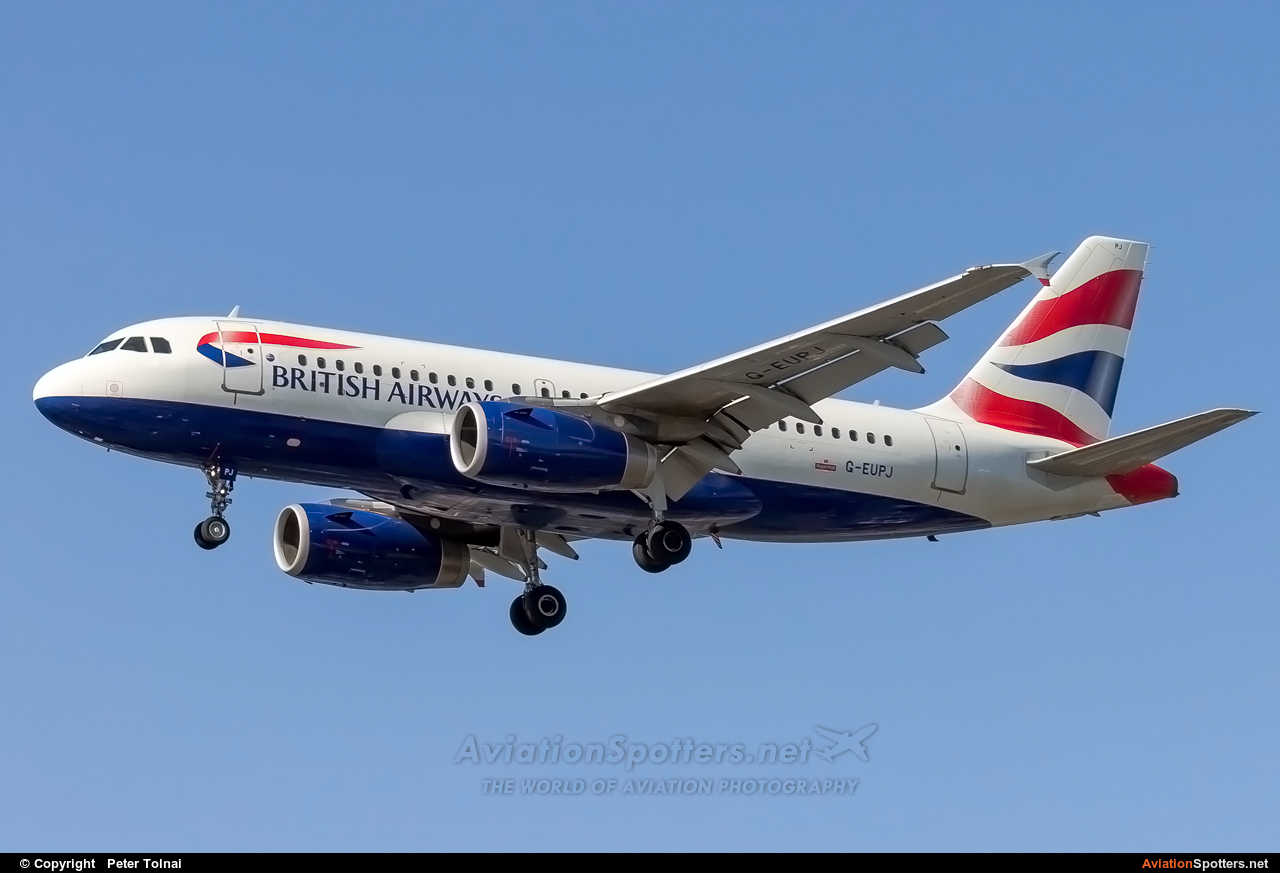 British Airways  -  A319-131  (G-EUPJ) By Peter Tolnai (ptolnai)