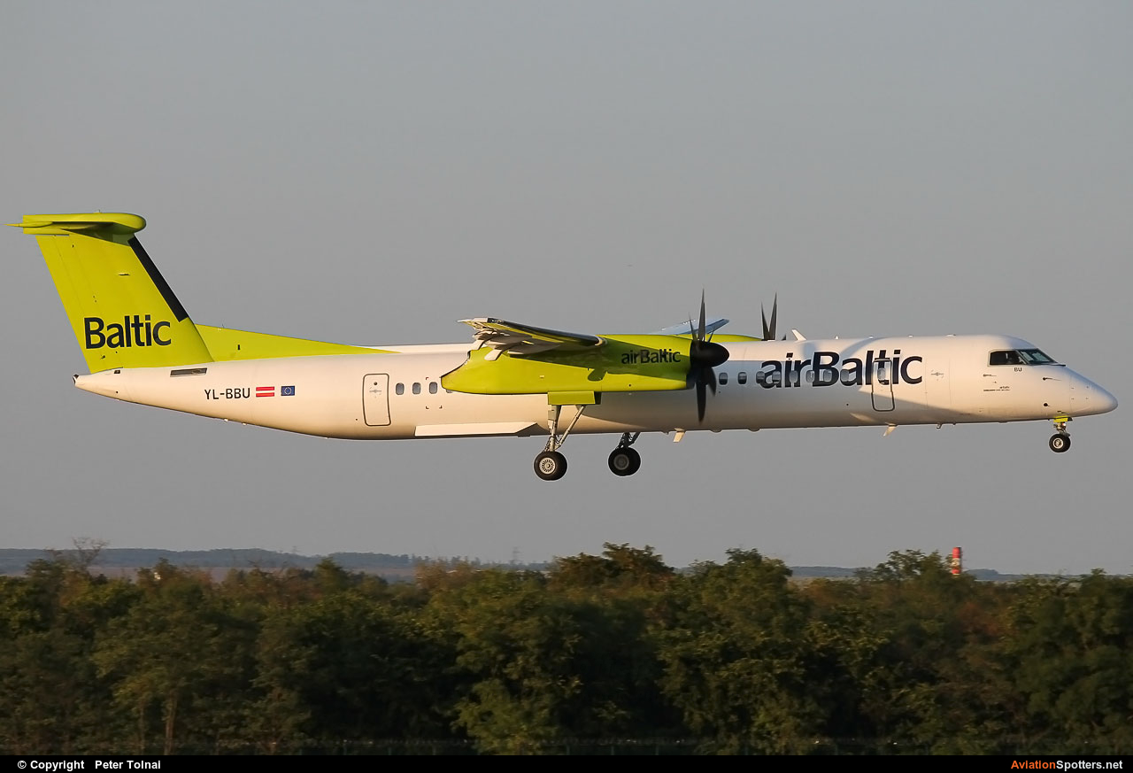 Air Baltic  -  DHC-8-400Q Dash 8  (YL-BBU) By Peter Tolnai (ptolnai)