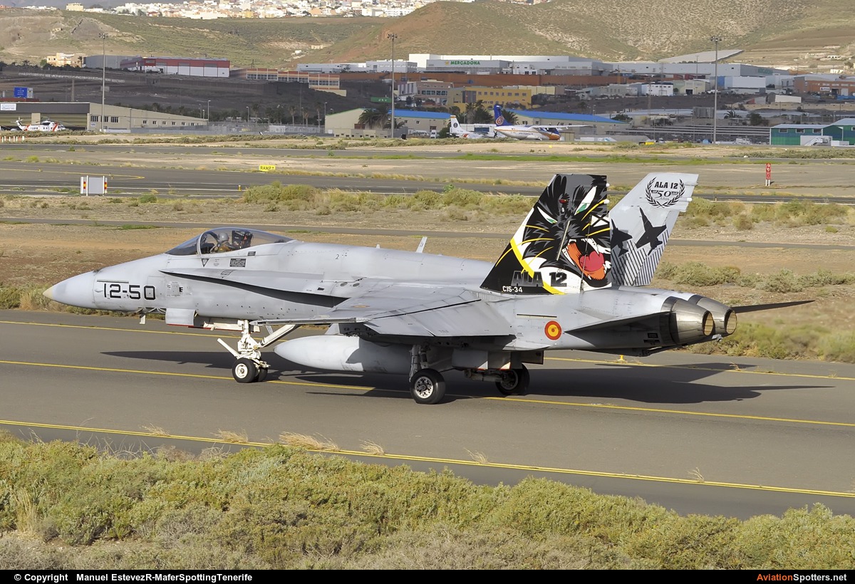 Spain - Air Force  -  EF-18A Hornet  (C.15-34) By Manuel EstevezR-(MaferSpotting) (Manuel EstevezR-(MaferSpotting))