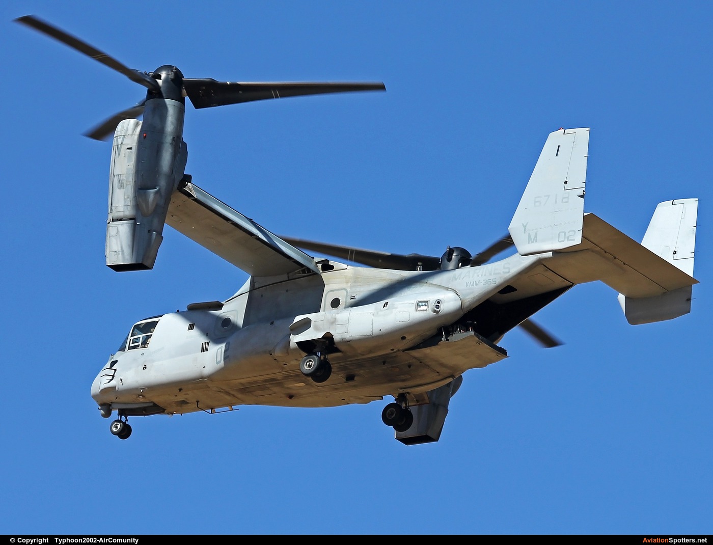 USA - Marine Corps  -  V-22 Osprey  (166718 / Y) By Typhoon2002-AirComunity (AirComunity)