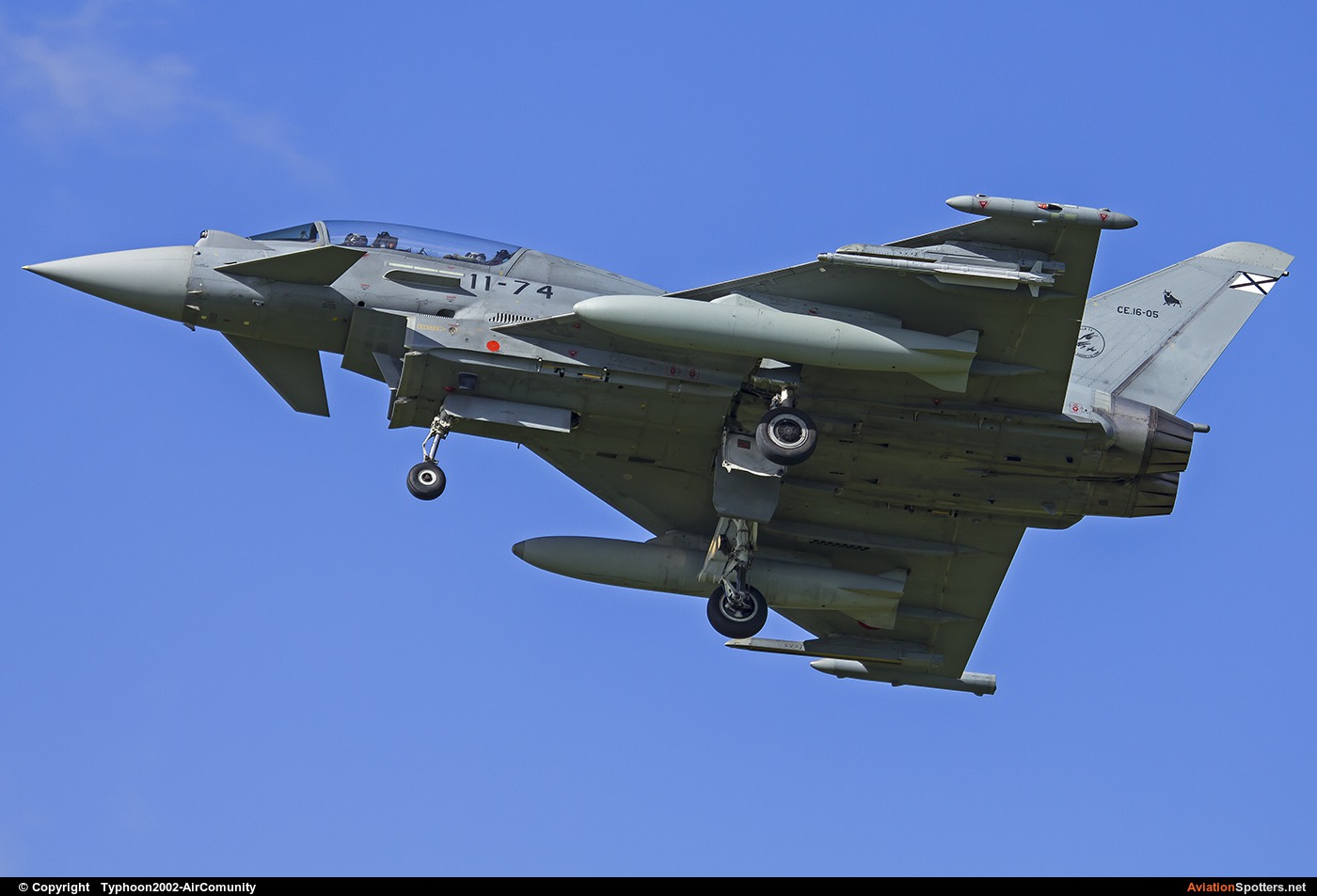 Spain - Air Force  -  EF-2000 Typhoon T  (CE.16-05) By Typhoon2002-AirComunity (AirComunity)