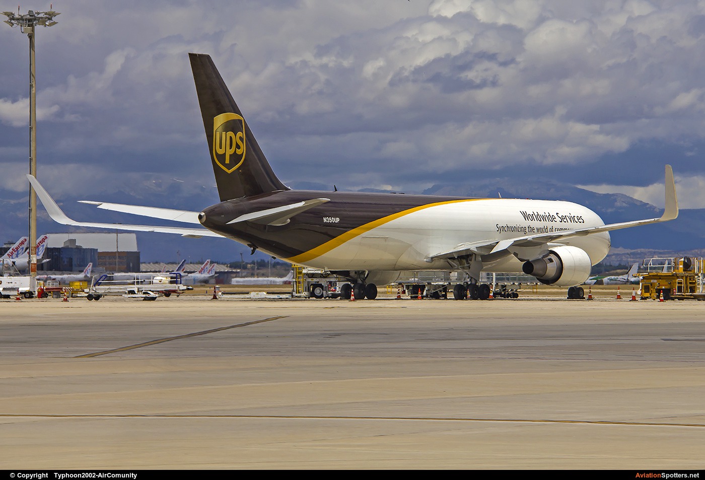 UPS - United Parcel Service  -  767-300ER  (N350UP) By Typhoon2002-AirComunity (AirComunity)