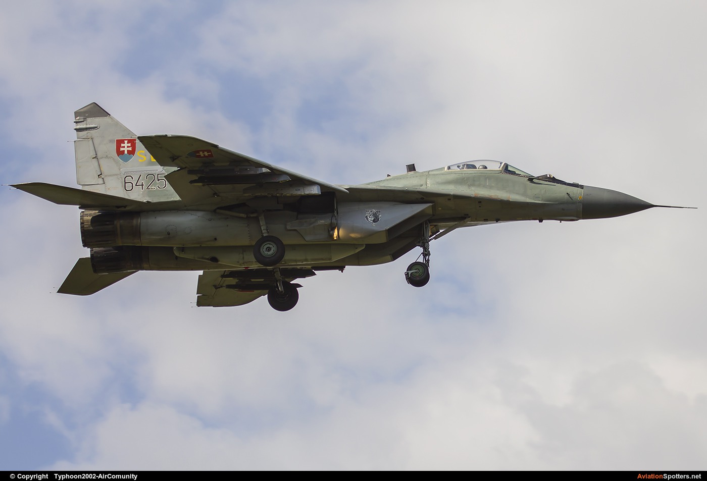 Slovakia - Air Force  -  MiG-29AS  (6425) By Typhoon2002-AirComunity (AirComunity)