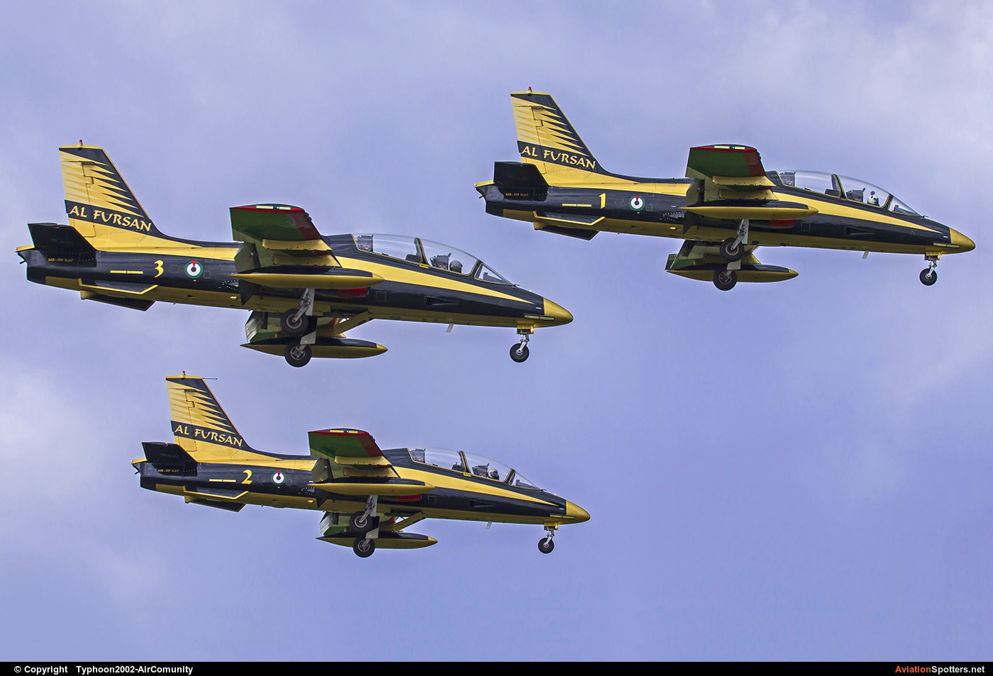 United Arab Emirates - Air Force: Al Fursan  -  MB-339NAT  (435-3) By Typhoon2002-AirComunity (AirComunity)