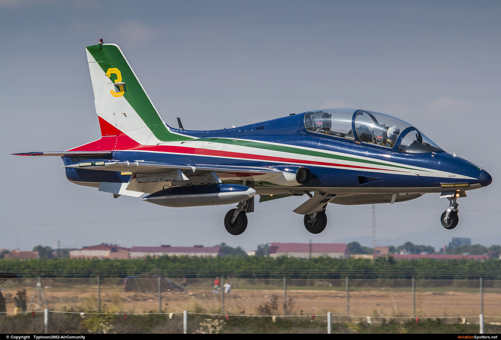 Italy - Air Force : Frecce Tricolori  -  MB-339-A-PAN  (MM54475) By Typhoon2002-AirComunity (AirComunity)