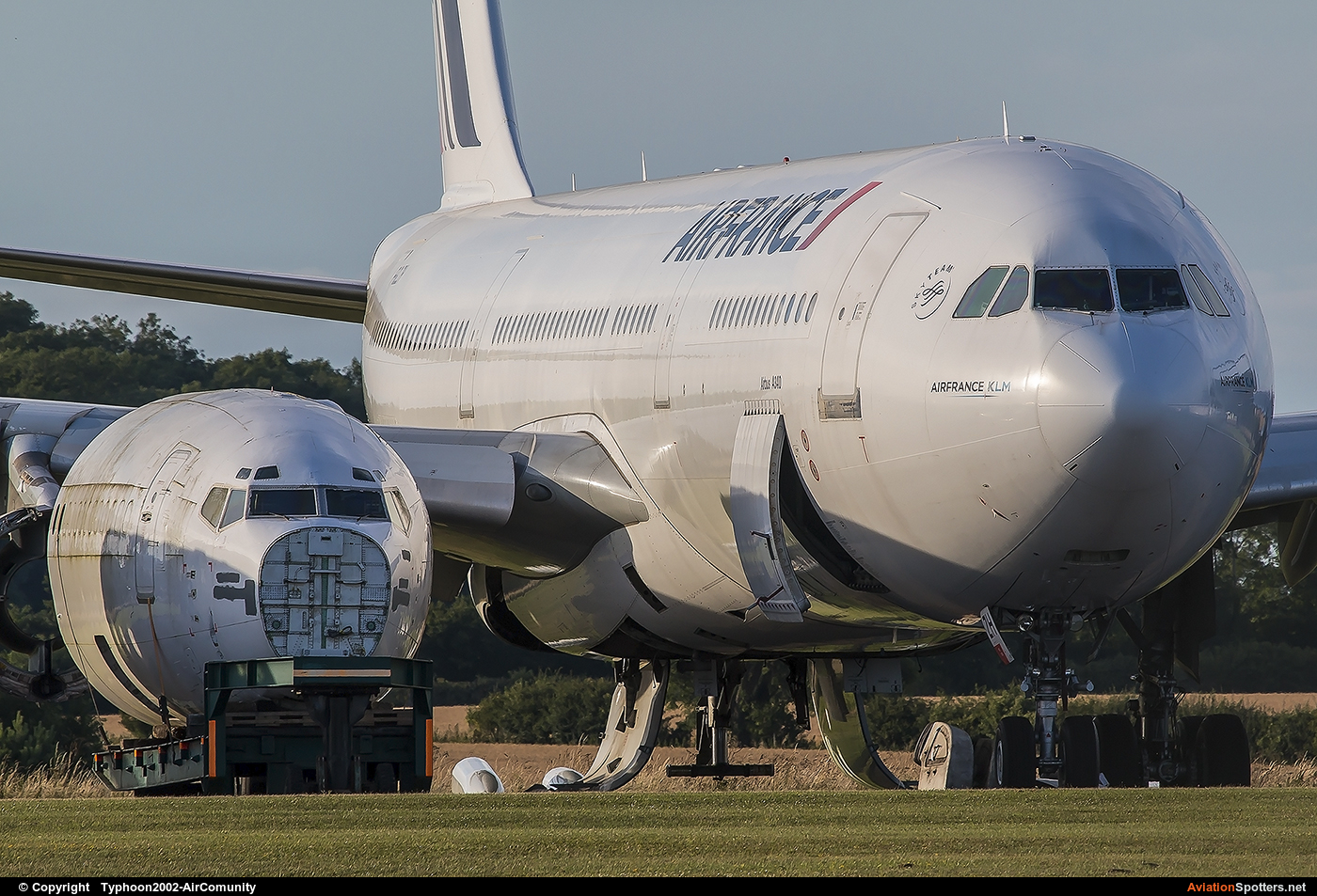 Air France  -  A340-300  (F-GLZH) By Typhoon2002-AirComunity (AirComunity)