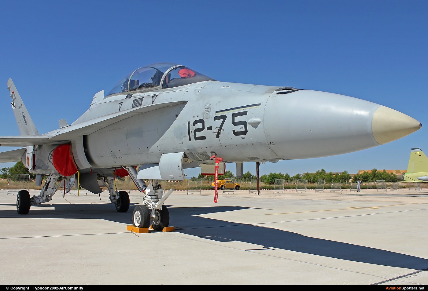 Spain - Air Force  -  EF-18B Hornet  (CE.15-12) By Typhoon2002-AirComunity (AirComunity)