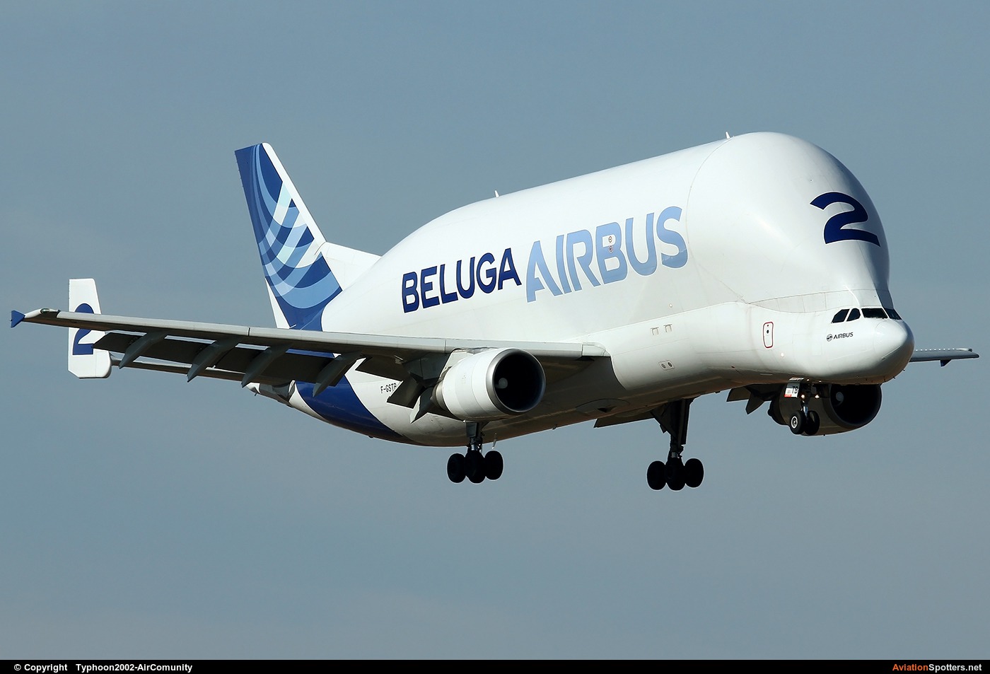 Airbus Industrie  -  A300 Beluga  (F-GSTB) By Typhoon2002-AirComunity (AirComunity)