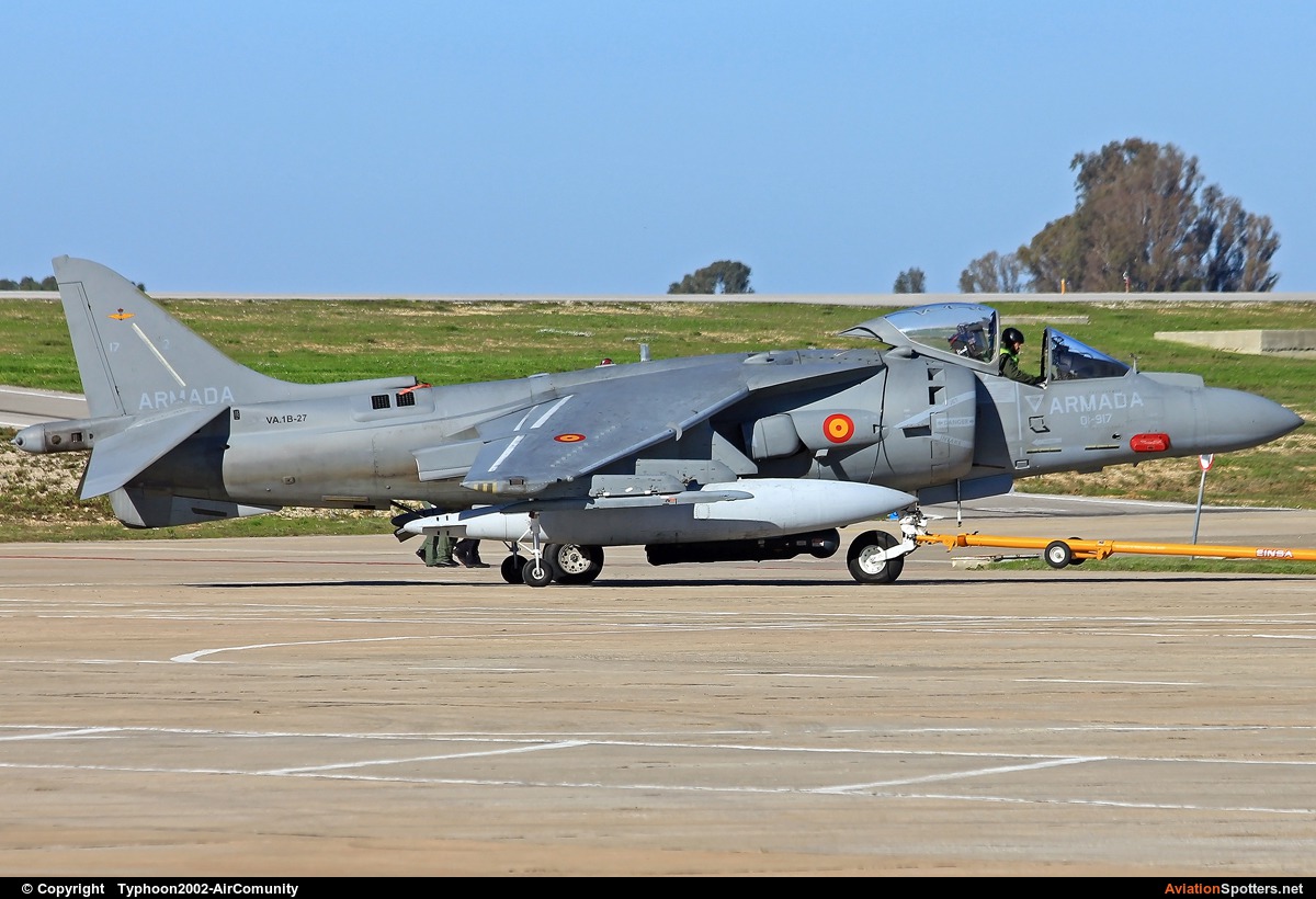 Spain - Navy  -  A-8 EAV-8B Harrier II  (VA.1B-27) By Typhoon2002-AirComunity (AirComunity)