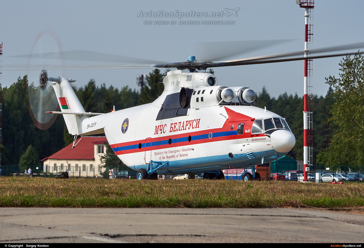 Belarus - Ministry for Emergency Situations  -  Mi-26  ( EW-300TF) By Sergey Konkov (Сергей Коньков)