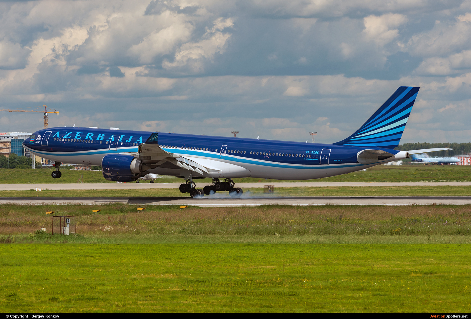 Azerbaijan Airlines  -  A340-500  (4K-AZ86) By Sergey Konkov (Сергей Коньков)