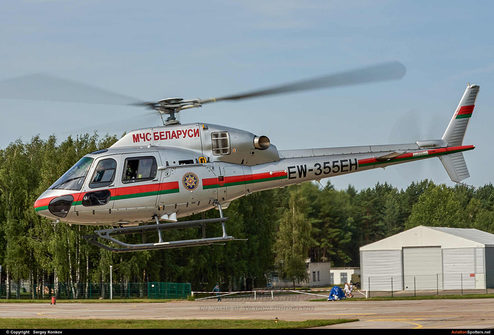 Belarus - Ministry for Emergency Situations  -  AS355 Ecureuil 2- Twin Squirrel 2  (EW-355EH) By Sergey Konkov (Сергей Коньков)