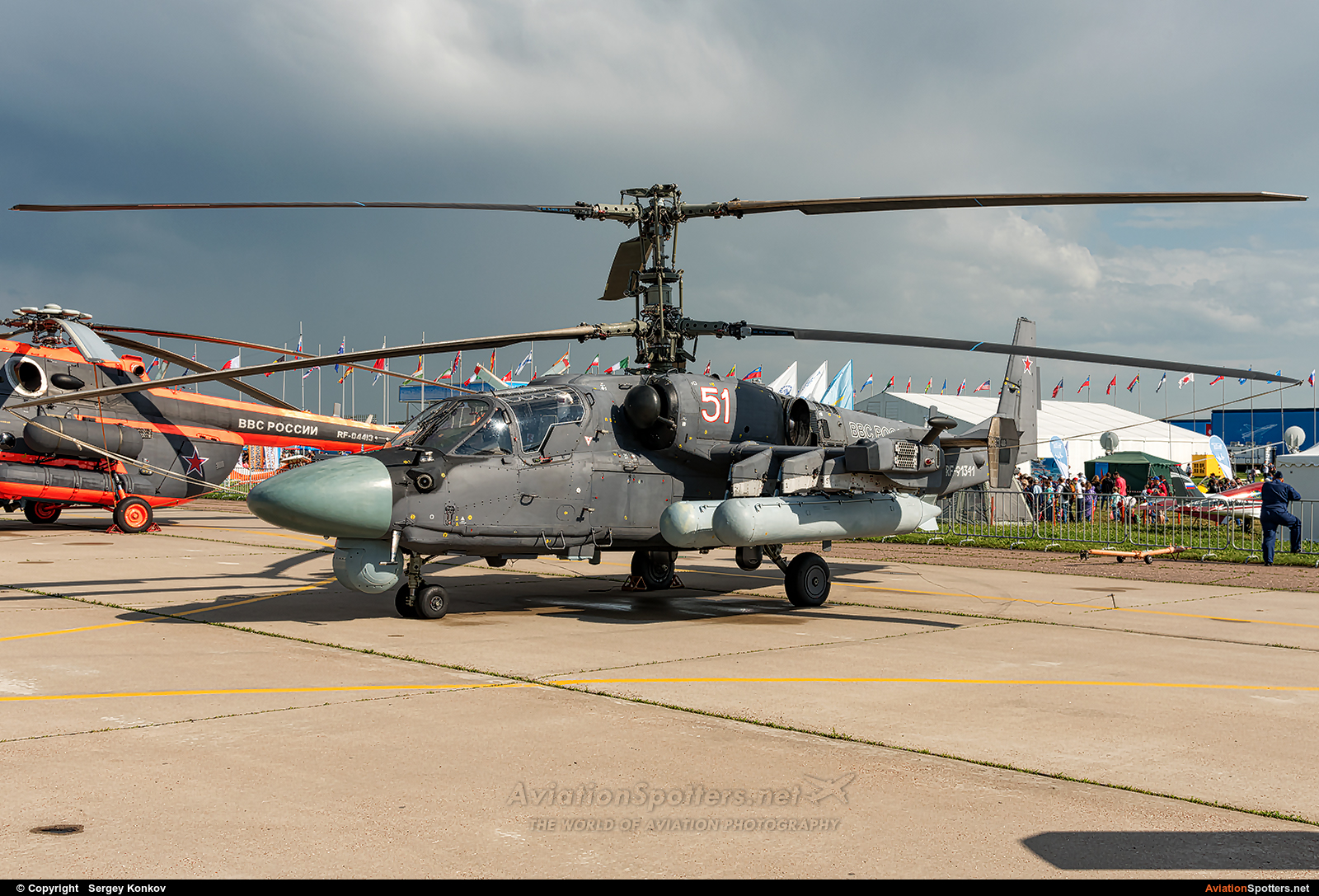Russia - Air Force  -  Ka-52 Alligator  (RF-91341) By Sergey Konkov (Сергей Коньков)