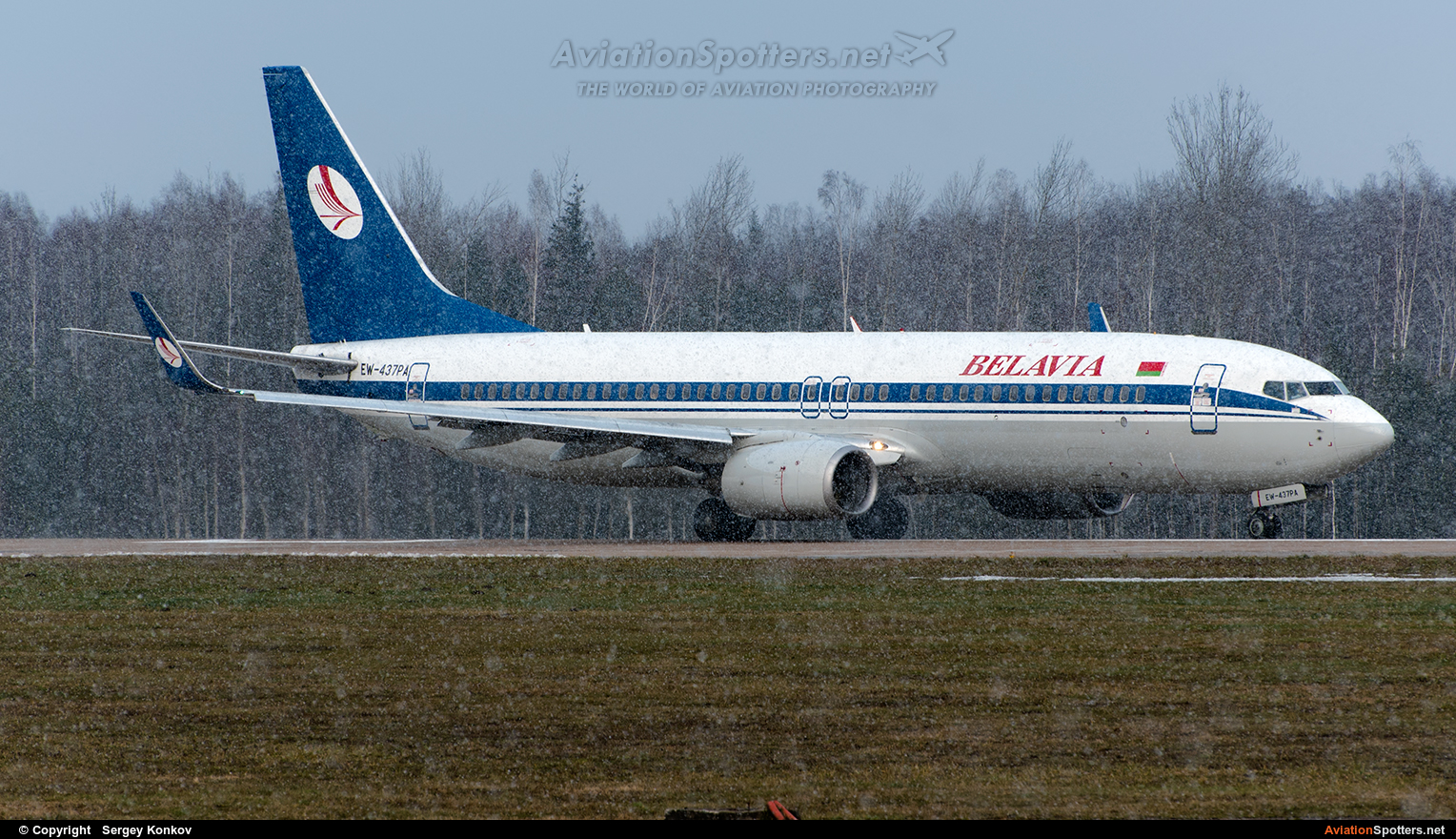 Belavia  -  737-800  (EW-437PA) By Sergey Konkov (Сергей Коньков)