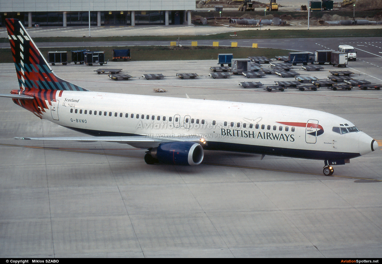 British Airways  -  737-400  (G-BVNO) By Miklos SZABO (mehesz)