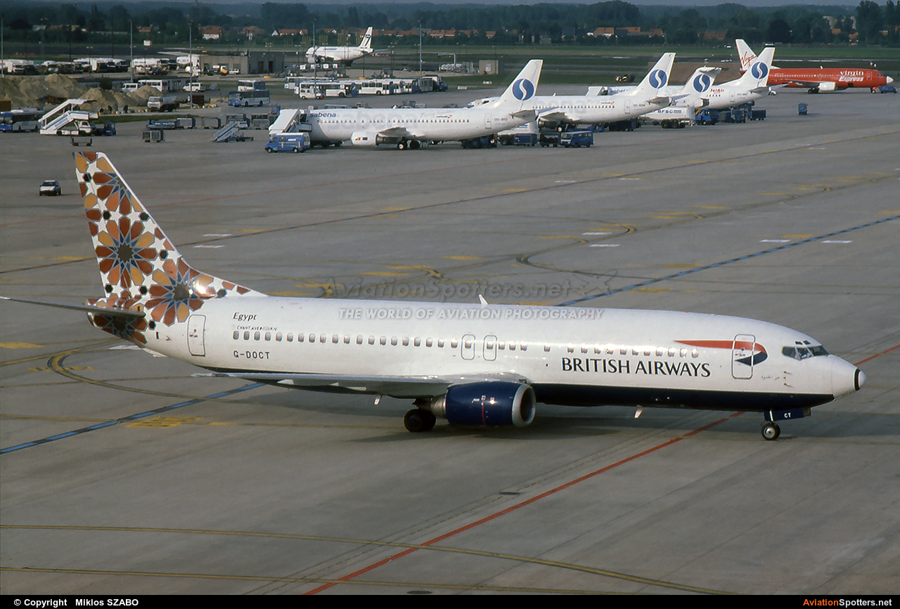 British Airways  -  737-400  (G-DOCT) By Miklos SZABO (mehesz)