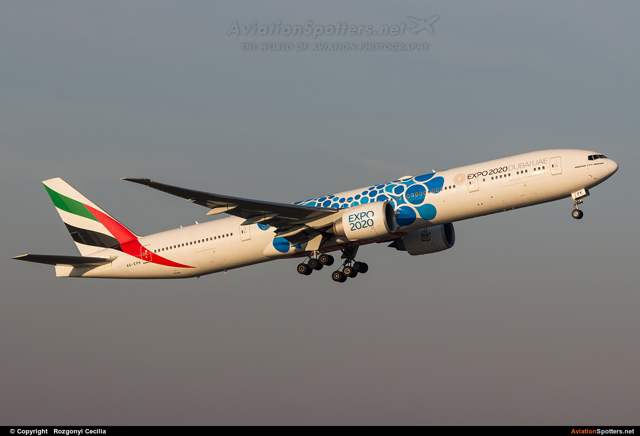 Emirates Airlines  -  777-300ER  (A6-EPK) By Rozgonyi Cecília (Rozgonyi Cecília)