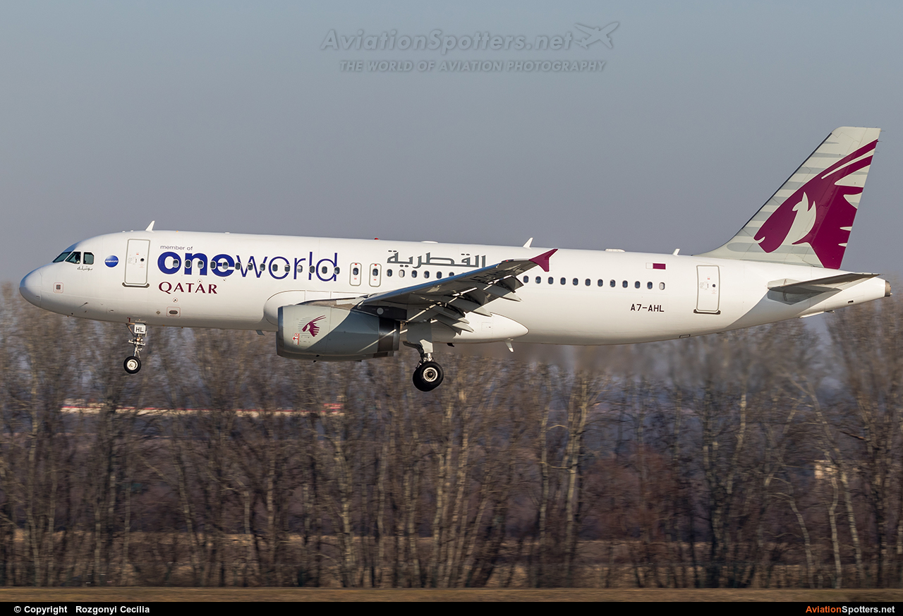 Qatar Airways  -  A320  (A7-AHL) By Rozgonyi Cecília (Rozgonyi Cecília)
