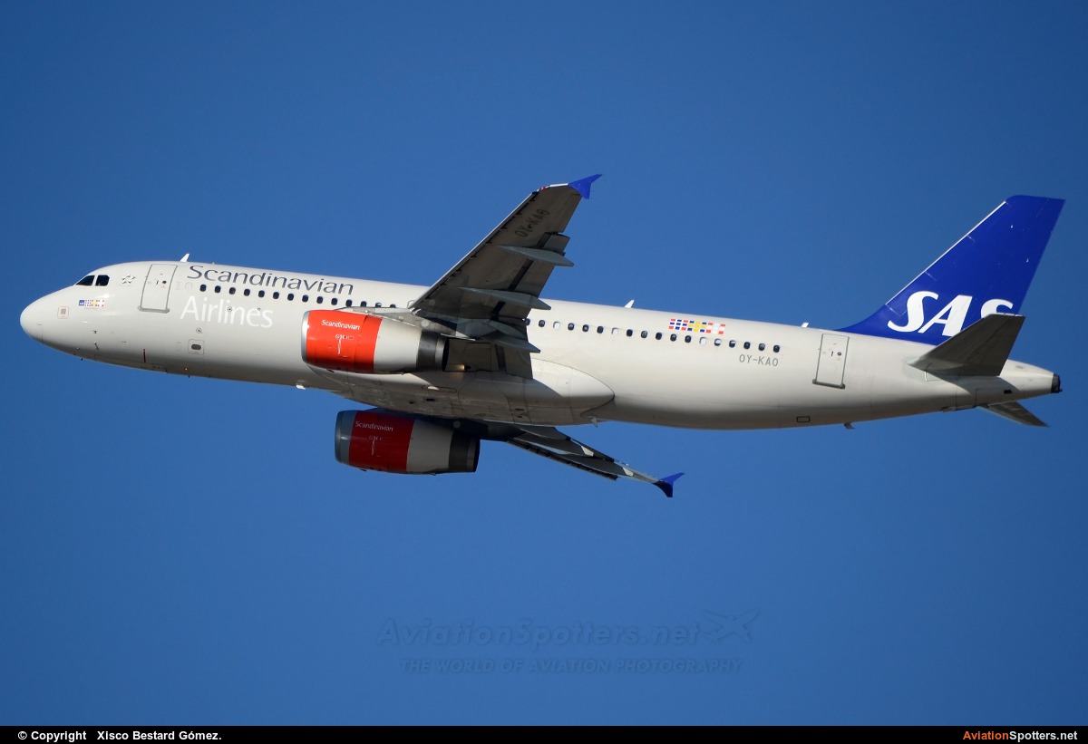 SAS - Scandinavian Airlines  -  A320-232  (OY-KAO) By Xisco Bestard Gómez. (xiscobestard)
