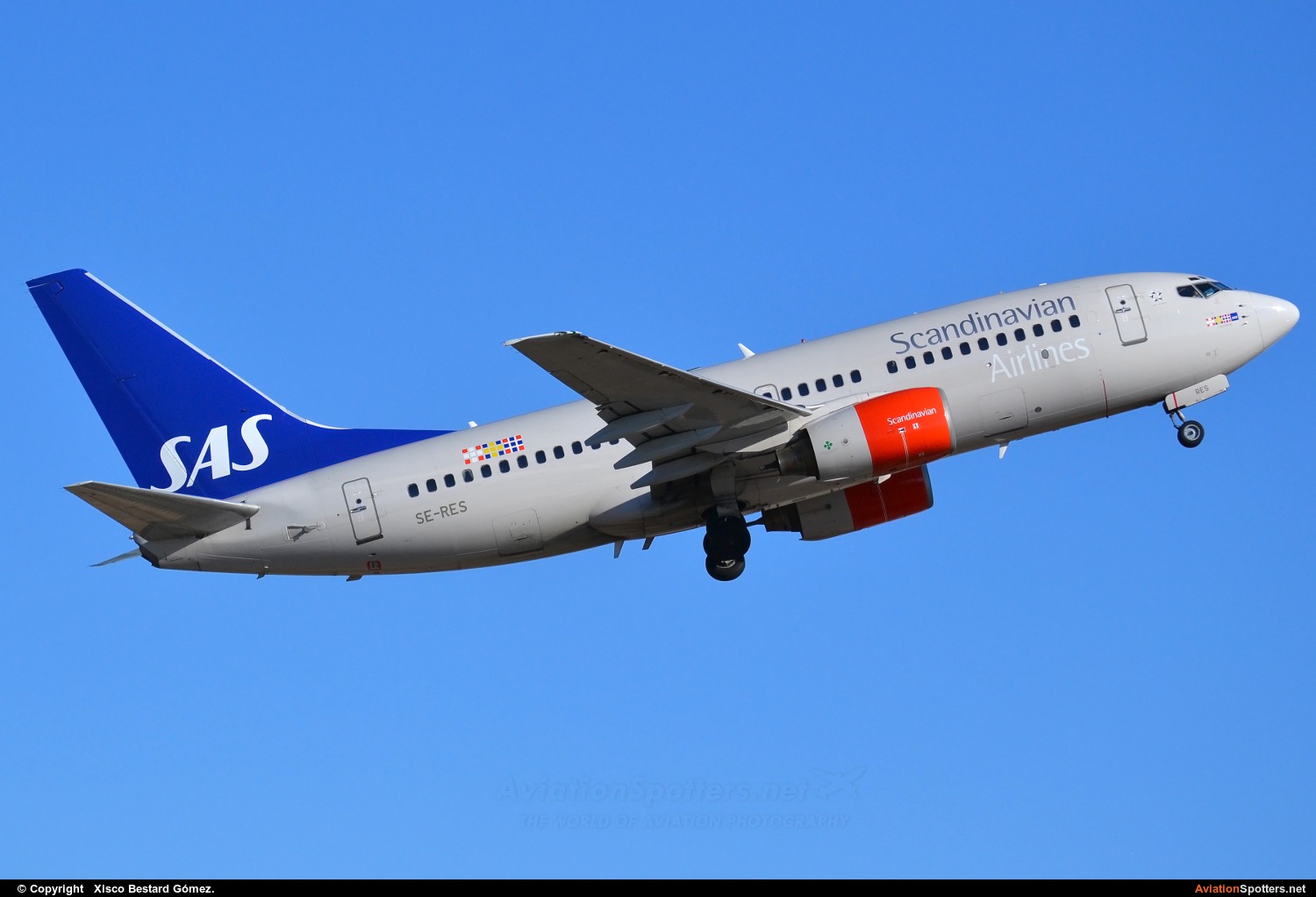 SAS - Scandinavian Airlines  -  737-700  (SE-RES) By Xisco Bestard Gómez. (xiscobestard)
