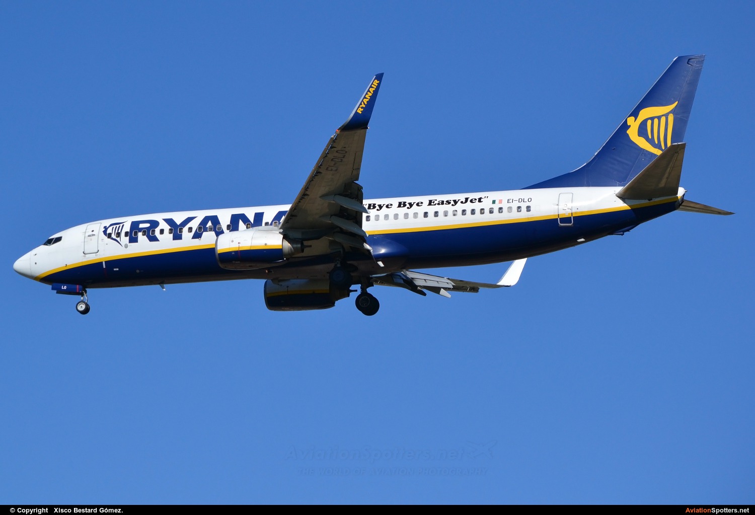 Ryanair  -  737-800  (EI-DLO) By Xisco Bestard Gómez. (xiscobestard)