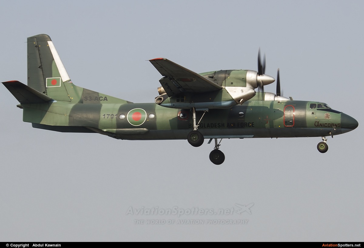 Bangladesh - Air Force  -  An-32 (all models)  (S3-ACA) By Abdul Kawnain (kashif1504)