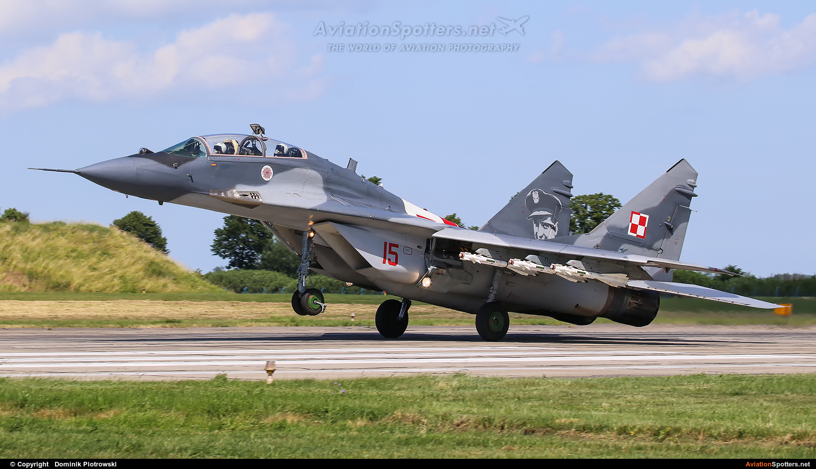 Poland - Air Force  -  MiG-29UB  (15) By Dominik Piotrowski (Dominik Piotrowski)