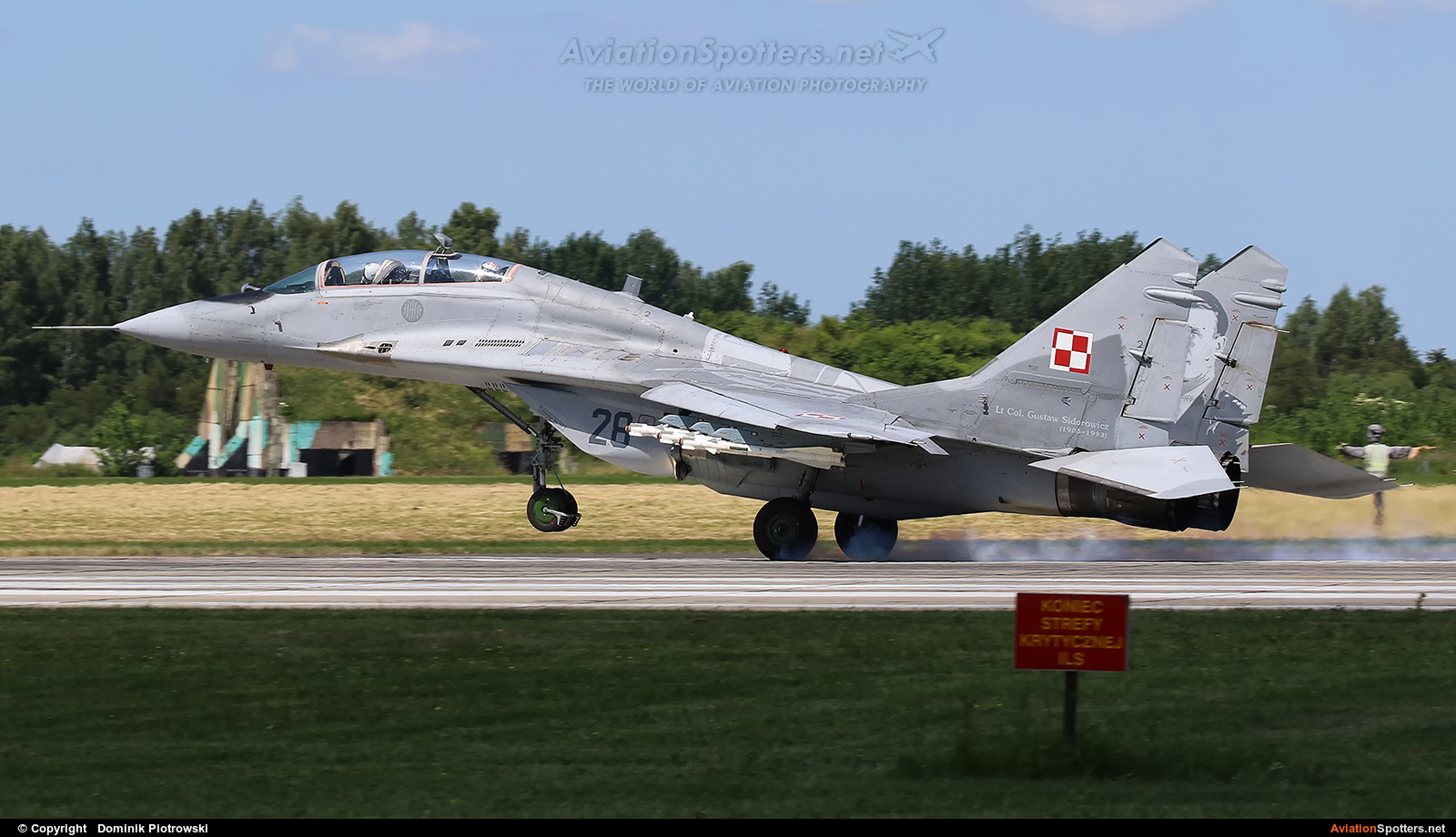 Poland - Air Force  -  MiG-29UB  (28) By Dominik Piotrowski (Dominik Piotrowski)