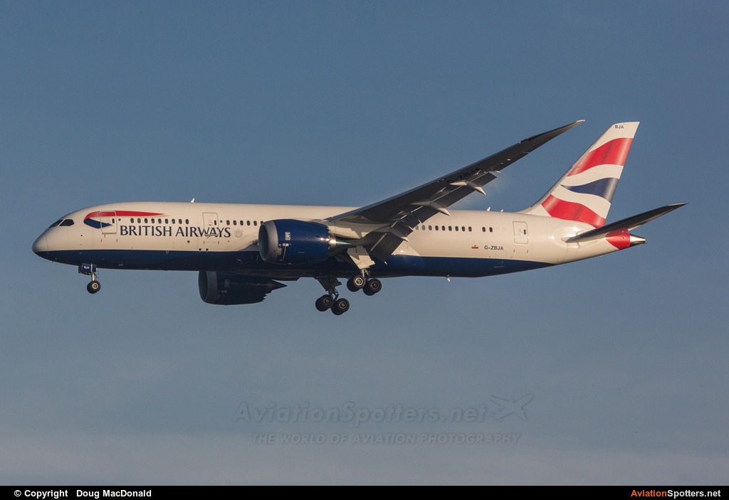 British Airways  -  787-8 Dreamliner  (G-ZBJA) By Doug MacDonald (Banter Ops)