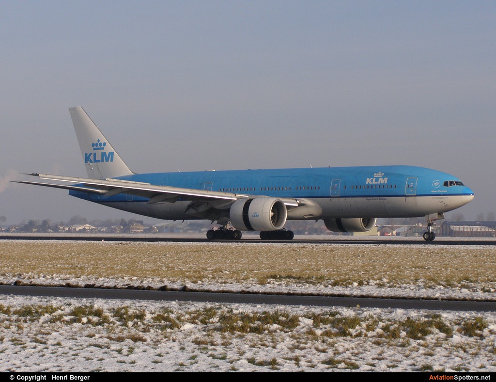 KLM  -  777-200ER  (PH-BQA) By Henri Berger (HenriB)