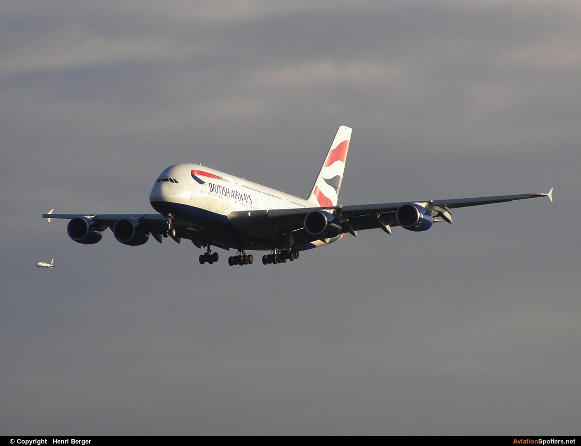 British Airways  -  A380-841  (G-XLEA) By Henri Berger (HenriB)