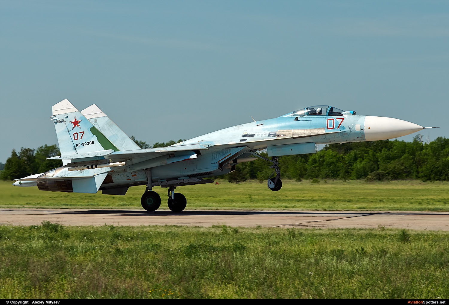 Russia - Air Force  -  Su-27SM3  (RF-92209) By Alexey Mityaev (Alexey Mityaev)