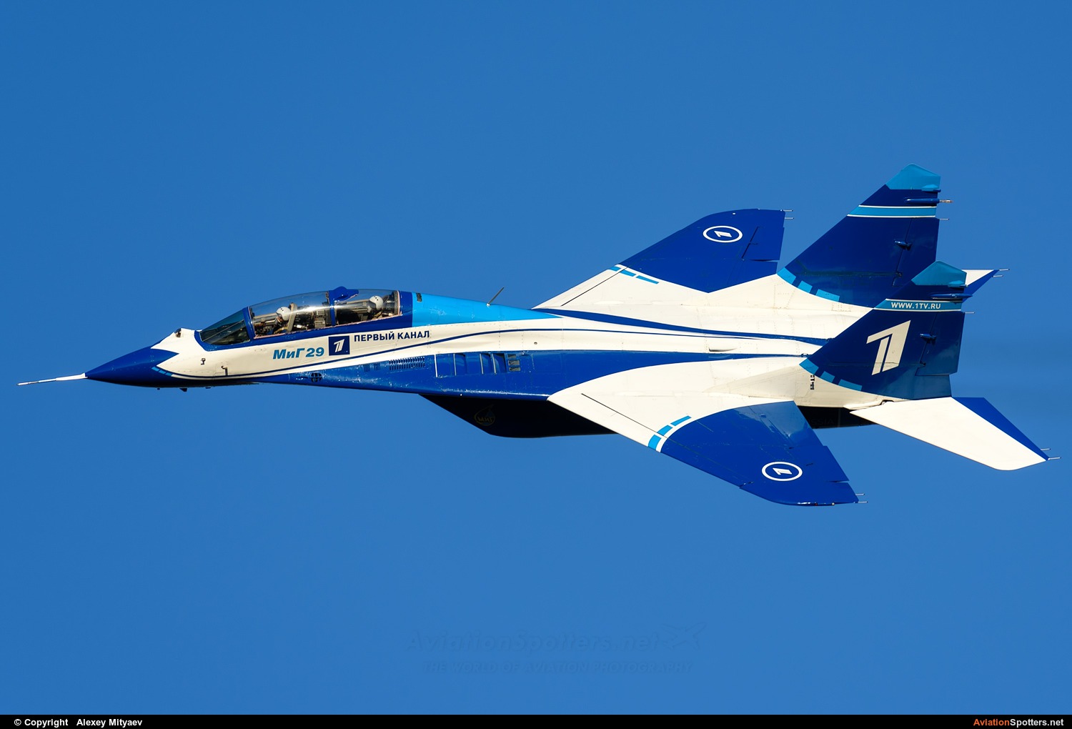 MiG Design Bureau  -  MiG-29UB  (1 WHITE) By Alexey Mityaev (Alexey Mityaev)