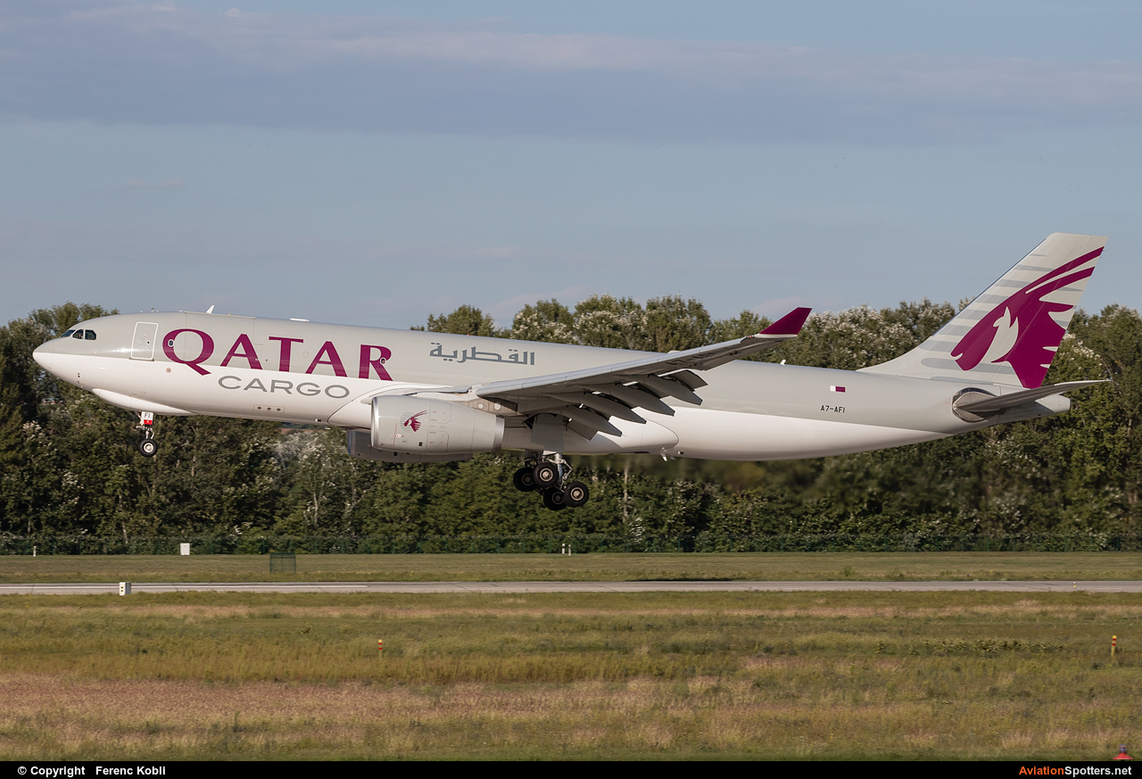 Qatar Airways Cargo  -  A330-243  (A7-AFI) By Ferenc Kobli (kisocsike)
